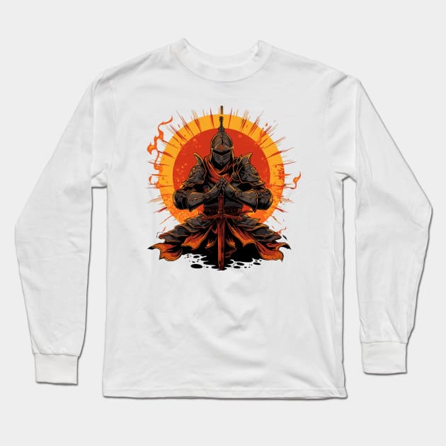 dark soul Long Sleeve T-Shirt by piratesnow